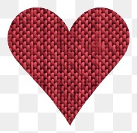 PNG Heart textile pattern red. AI generated Image by rawpixel.