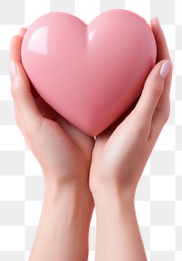 PNG Heart holding pink hand. AI generated Image by rawpixel.