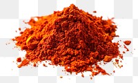 PNG Pile of red paprika powder food ingredient freshness. AI generated Image by rawpixel.