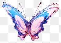 PNG Purple butterfly fragility pattern.