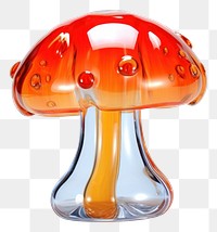 PNG Melting mushroom agaric fungus lamp.