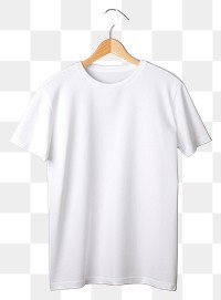 PNG Short sleeve t shirt t-shirt hanger white.