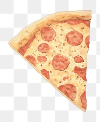 PNG Illustration the 1970s of pizza food pepperoni freshness.