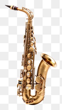 PNG  Isolated trumpet saxophone white background saxophonist.