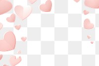 PNG Hearts background backgrounds petal pink. AI generated Image by rawpixel.
