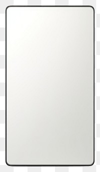PNG Rectangular mirror white white background technology.