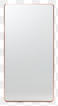 PNG Rectangular mirror glass white background technology.