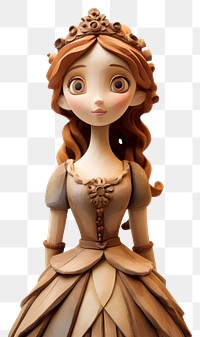 PNG Figurine bride adult doll.