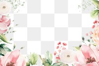 PNG Minimal white bouquet painting pattern flower.