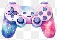 PNG Metaverse in Watercolor style joystick electronics technology.