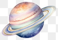 PNG Metaverse in Watercolor style astronomy planet space