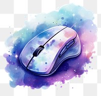 PNG Metaverse in Watercolor style computer mouse electronics.