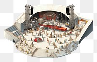 PNG Concert arena architecture electronics speaker. AI generated Image by rawpixel.