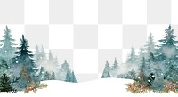 PNG Christmas border backgrounds outdoors nature. AI generated Image by rawpixel.