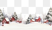 PNG Christmas border architecture building outdoors. AI generated Image by rawpixel.