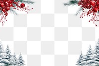 PNG Christmas theme border backgrounds outdoors nature. AI generated Image by rawpixel.