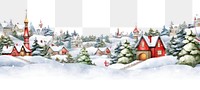 PNG Christmas theme border outdoors winter plant. AI generated Image by rawpixel.
