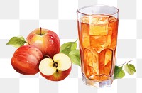 PNG Apple juice cocktail fruit drink. AI generated Image by rawpixel.