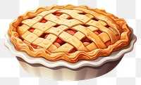 PNG Apple pie dessert food cake. AI generated Image by rawpixel.