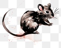 PNG Mouse chinese zodiac mammal animal rodent. AI generated Image by rawpixel.
