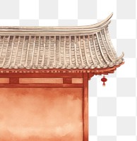 PNG Ancient chinese house architecture building wall. AI generated Image by rawpixel.