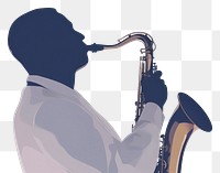 PNG Jazz saxophone white background saxophonist. 