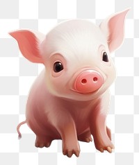 PNG Piglet pig animal mammal.