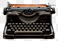 PNG Typewriter correspondence transportation electronics