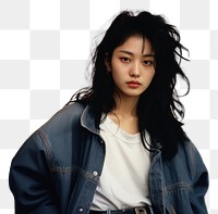 PNG Korean female portrait adult photo. AI generated Image by rawpixel.