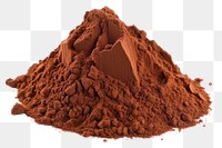 PNG  Cocoa powder dessert cocoa white background. AI generated Image by rawpixel.