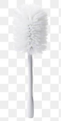 PNG  Toilet brush white white background toothbrush.