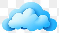 PNG  Clean white background cloudy weather icon isolate object no shadow. AI generated Image by rawpixel.