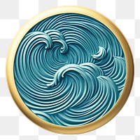 PNG  Turquoise pattern jewelry gold. AI generated Image by rawpixel.