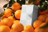 Juice box png transparent mockup