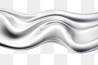 PNG Silver liquid shape white backgrounds.