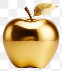 PNG  Golden apple fruit plant food. AI generated Image by rawpixel.