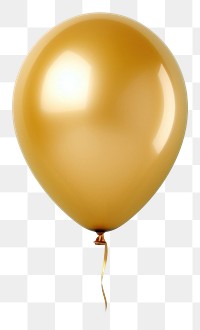 PNG  Inflatable Gold balloon gold anniversary celebration. AI generated Image by rawpixel.