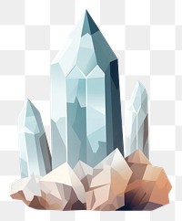 PNG A quartz crystal rock white background architecture creativity.
