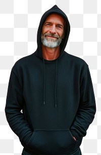 PNG Hoodie portrait sweatshirt clothing.