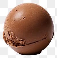 PNG An icecream ball chocolate dessert food.