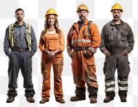 PNG  Construction industry workers hardhat helmet adult. AI generated Image by rawpixel.