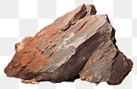 PNG Rock stone rock mineral white background.