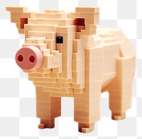 PNG  Pig cartoon toy representation. AI generated Image by rawpixel.