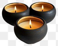 PNG Golden candles ceramic yellow black.