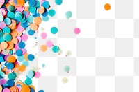 PNG Confetti background backgrounds celebration decoration