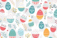 PNG Pattern egg decoration easter.