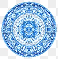 PNG  Arabic pattern backgrounds circle blue