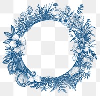 PNG  Circle frame of summer wreath white background accessories.