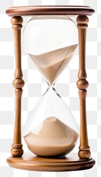 PNG  Hourglass sand white background simplicity furniture.