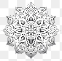 PNG  Pattern silver Mandala backgrounds. AI generated Image by rawpixel.